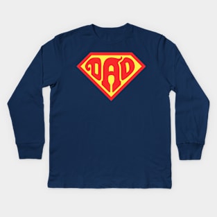 Super Dad Kids Long Sleeve T-Shirt